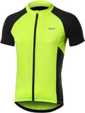 ARSUXEO Men'S Short Sleeves Cycling Jersey Bicycle MTB Bike Shirt Zipper Pocket 655