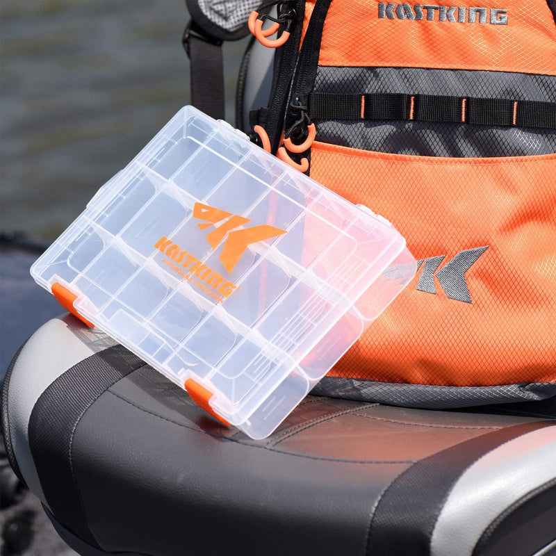 Kastking Tackle Boxes, Plastic Box, Plastic Storage Organizer Box with Removable Dividers - Fishing Tackle Storage - Box Organizer - 2 Packs /4 Packs Tackle Trays - Parts Box Sporting Goods > Outdoor Recreation > Fishing > Fishing Tackle Kastking   