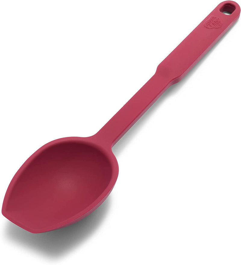 Greenlife Cooking Tools and Utensils, Silicone Spoon for Scooping Scraping and Mixing, Heat and Stain Resistant, Dishwasher Safe, Red Home & Garden > Kitchen & Dining > Kitchen Tools & Utensils GreenLife Red Spoon 