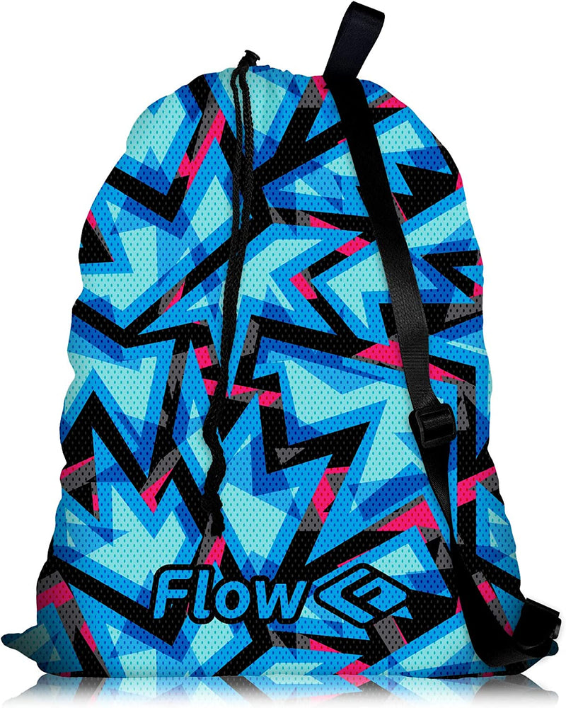 Flow Mesh Gear Bag - Drawstring Swim Bags for Swimming Equipment Available in 8 Awesome Designs Sporting Goods > Outdoor Recreation > Boating & Water Sports > Swimming Flow Swim Gear Maze Craze  