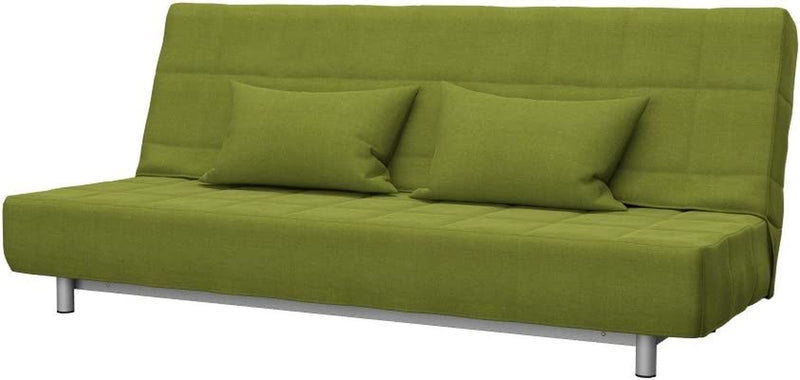 SOFERIA Replacement Compatible Cover for BEDDINGE 3-Seat Sofa-Bed, Fabric Eco Leather Creme Home & Garden > Decor > Chair & Sofa Cushions Soferia Elegance Green  