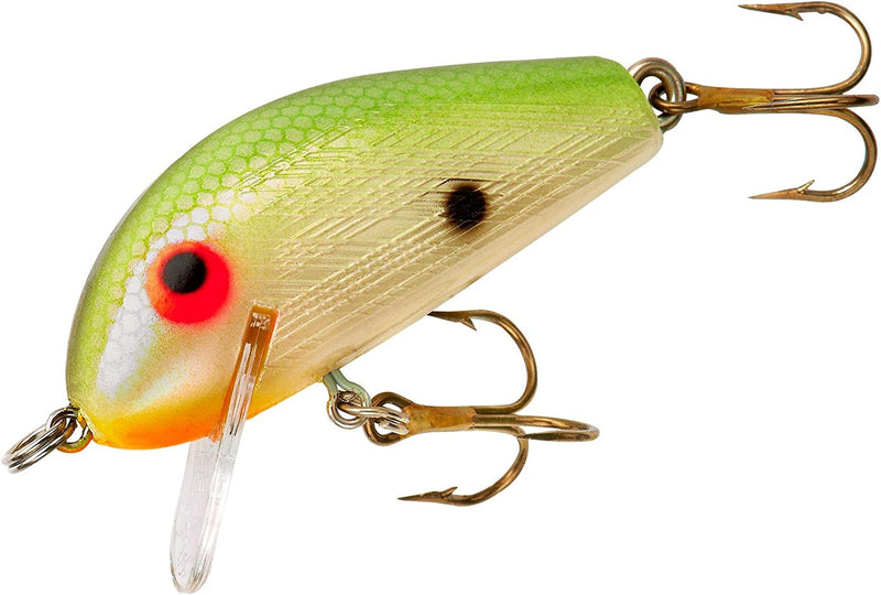 Rebel Lures Humpback Shallow-Running Crankbait Fishing Lure, 1 3/4 Inch, 1/4 Ounce Sporting Goods > Outdoor Recreation > Fishing > Fishing Tackle > Fishing Baits & Lures Pradco Outdoor Brands Green Shad  