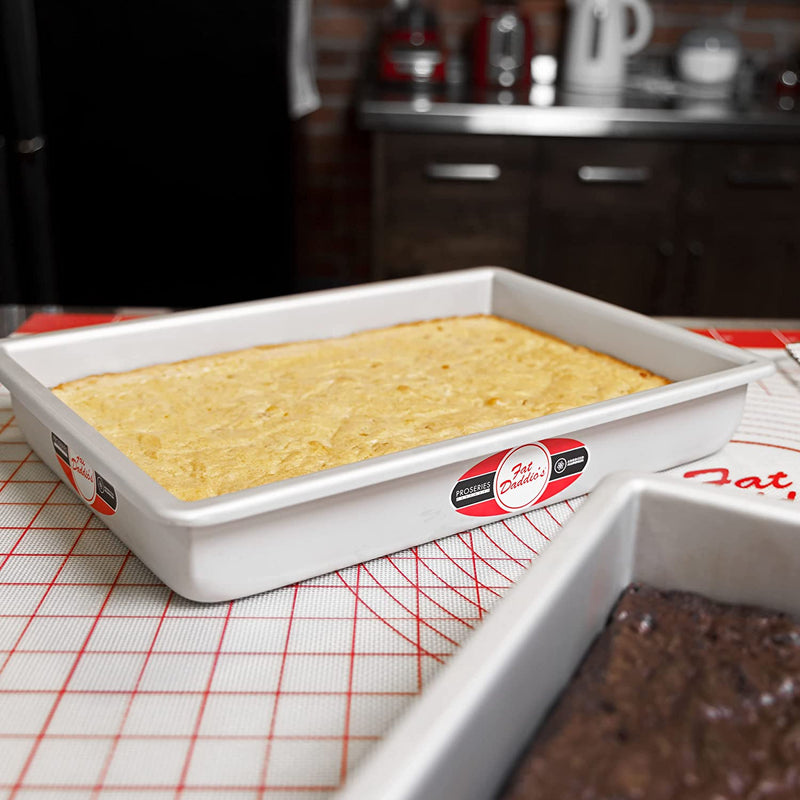 Fat Daddio'S Sheet Cheesecake Pan with Removable Bottom Anodized Aluminum, 9 X 13 X 3 Inch, Silver Home & Garden > Kitchen & Dining > Cookware & Bakeware Fat Daddio's   