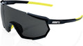 100% Racetrap Sport Performance Sunglasses - Sport and Cycling Eyewear with HD Lenses, Lightweight and Durable TR90 Frame Sporting Goods > Outdoor Recreation > Cycling > Cycling Apparel & Accessories 100% Gloss Black - Smoke Lens  