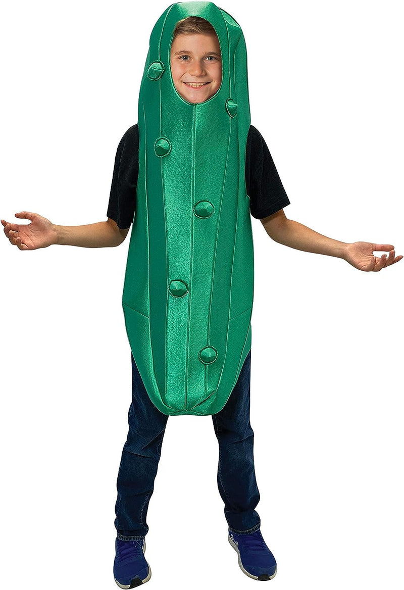 Rasta Imposta Ultimate Green Pickle Condiment Halloween Costume, Child Size 7-10  Rasta Imposta   