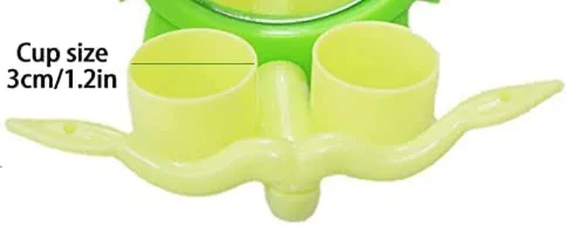 OSWINMART 3 in 1 Bird Toys(Feeder/Mirror/Perch Bird Feeding/Watering Cups with Mirror Toys Parakeet Feeder for Cage Perch Toys for Parakeets Conures Cockatiels Suit Small to Regular Size Animals & Pet Supplies > Pet Supplies > Bird Supplies > Bird Cage Accessories > Bird Cage Food & Water Dishes OSWINMART   