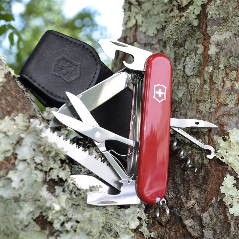 Victorinox Swiss Army Huntsman Pocket Knife W/ Pouch, Red , 91Mm Sporting Goods > Outdoor Recreation > Fishing > Fishing Rods Victorinox   