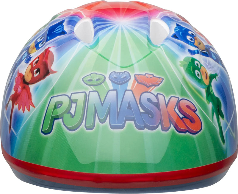 PJ Masks Catboy Toddler Helmet Sporting Goods > Outdoor Recreation > Cycling > Cycling Apparel & Accessories > Bicycle Helmets Bell Sports Blue/Green/Red - Toddler  