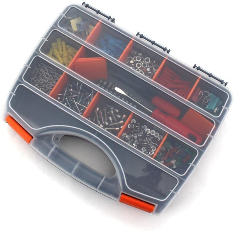 TOPIND Fishing Tackle Box Double-Sided, Transparent Fish Tackle Storage with Adjustable Dividers, Plastic Fishing Organizer Boxes for Fishing Lure Bait Hooks Sporting Goods > Outdoor Recreation > Fishing > Fishing Tackle Shanxi Top Industries Co., Ltd.   