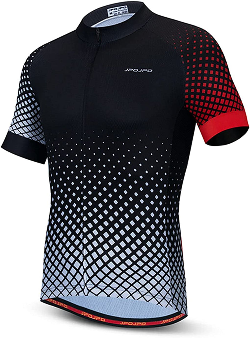 Weimostar Men'S Comfy Fitting Cool Summer Cycling Jersey with 3 Rear Pockets- Moisture Wicking, Breathable Sporting Goods > Outdoor Recreation > Cycling > Cycling Apparel & Accessories Weimostar Jp1033 Small 