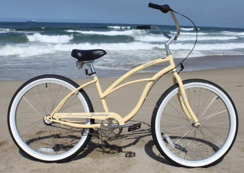 Firmstrong Urban Lady Beach Cruiser Bicycle (24-Inch, 26-Inch, and Ebike) Sporting Goods > Outdoor Recreation > Cycling > Bicycles Firmstrong   