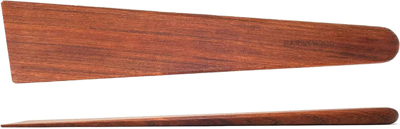 Earlywood 10 Inch Handmade Wood Cooking Utensil for Kitchen, Multi-Purpose Wood Scraper and Egg Turner, Cast Iron Scraper and Wood Saute Spatula - Made in USA - Hard Maple Home & Garden > Kitchen & Dining > Kitchen Tools & Utensils Earlywood Jatoba 13 inch 