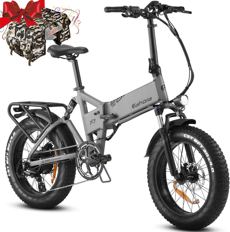Eahora Electric Bike Peak 1000W Electric Bike for Adults up to 100 Miles Long Range Foldable Electric Bike Full Suspension, Hydraulic Brakes, Shimano 8 Speed Gear, 48V 17.5AH Removable Battery Sporting Goods > Outdoor Recreation > Cycling > Bicycles Shenzhen Lezhongtian Trading Co., Ltd. Gary  