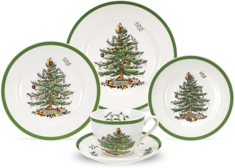 Spode Christmas Tree 12-Piece Dinnerware Set, Service for 4 Home & Garden > Kitchen & Dining > Tableware > Dinnerware Spode Christmas Tree 5-Piece Dinnerware Set  