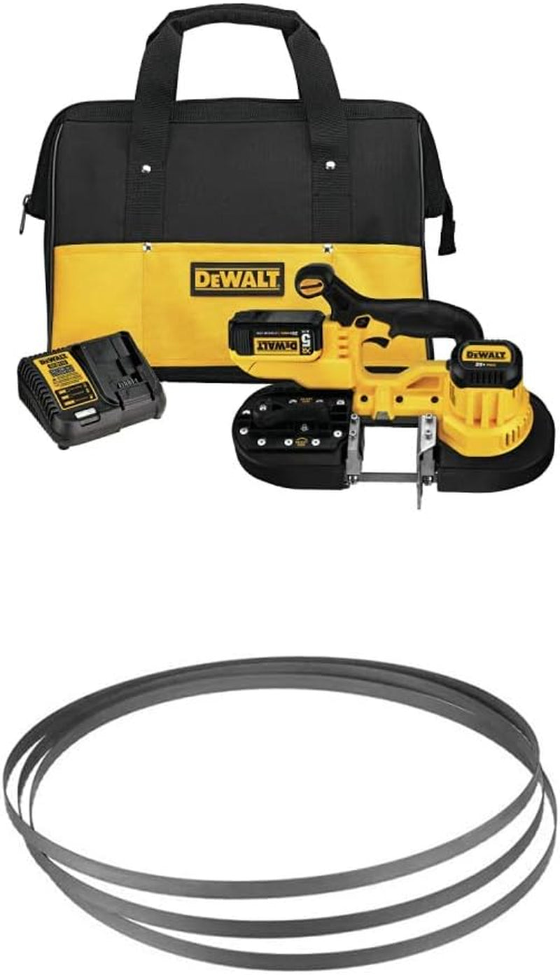 DEWALT 20V MAX Portable Band Saw Kit, Cordless (DCS371P1)