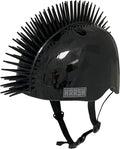 Krash! Youth 8+ Mohawk Helmets Sporting Goods > Outdoor Recreation > Cycling > Cycling Apparel & Accessories > Bicycle Helmets C-Preme Cube Hurt Hawk Black  