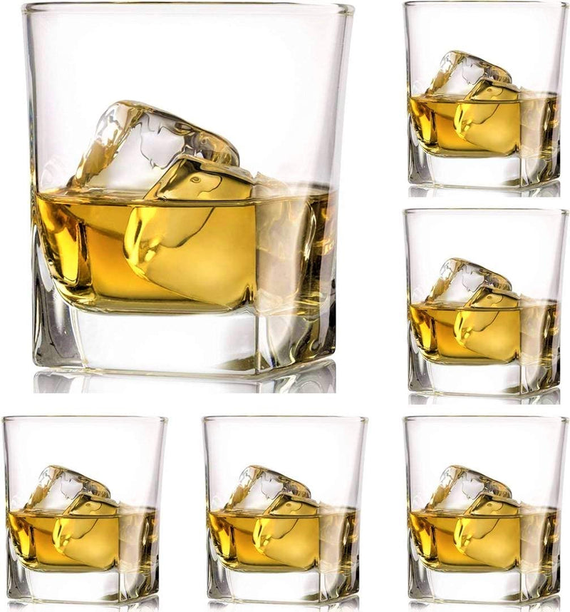 Premium Crystal Whiskey Glasses Set of 6, Large Lead-Free Crystal Glass, Tasting Cups Scotch Glasses, Old Fashioned Glass, Tumblers for Drinking Irish Whisky, Bourbon, Tequila (Leaves, 10.5 Oz) Home & Garden > Kitchen & Dining > Tableware > Drinkware First to act tactical 6 6 Count (Pack of 1) 