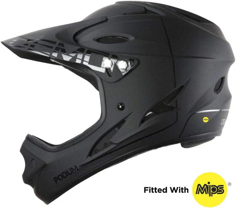 Demon Podium Full Face Bike Helmet Sporting Goods > Outdoor Recreation > Cycling > Cycling Apparel & Accessories > Bicycle Helmets Demon United   