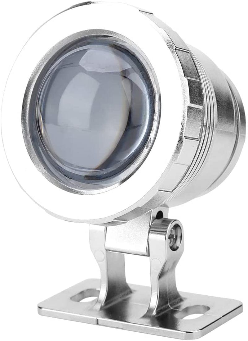 DERCLIVE RGB Underwater Light Multi-Color Outdoor AC85-265V (10W Silver 9*Bead) 2 RGB Light Light Light Underwater RGB Underwater Light RGB