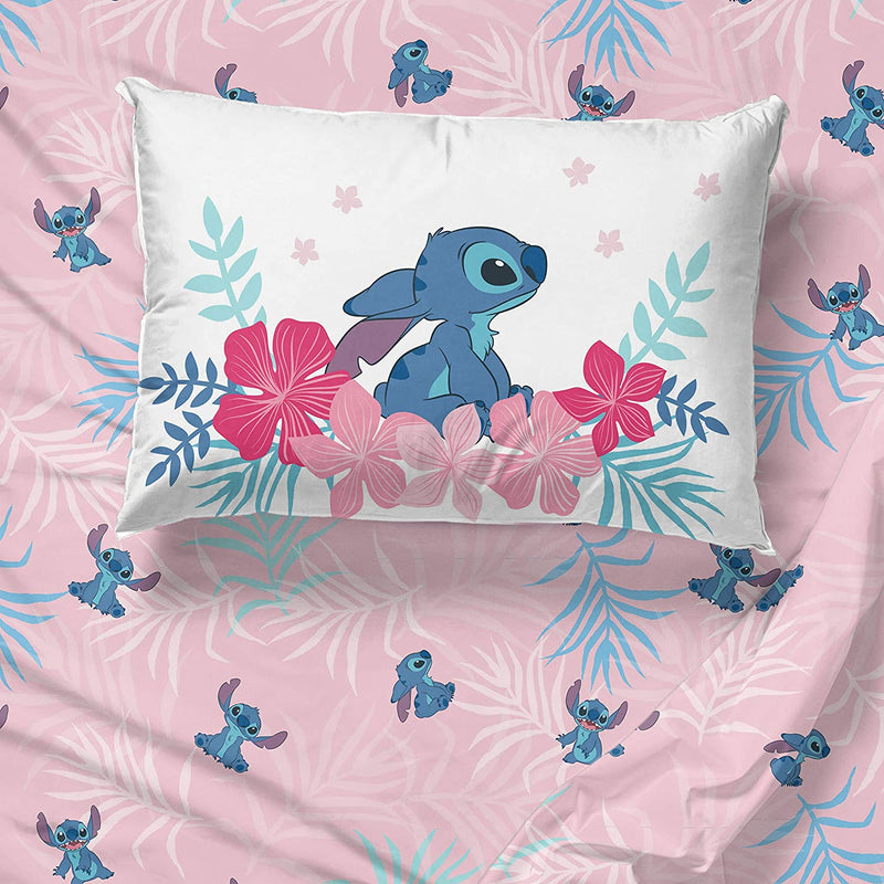 Jay Franco Disney Lilo & Stitch Paradise Dream Twin Sheet Set - 3 Piece Set Super Soft and Cozy Kid’S Bedding - Fade Resistant Microfiber Sheets (Official Disney Product) Home & Garden > Linens & Bedding > Bedding Jay Franco & Sons, Inc.   
