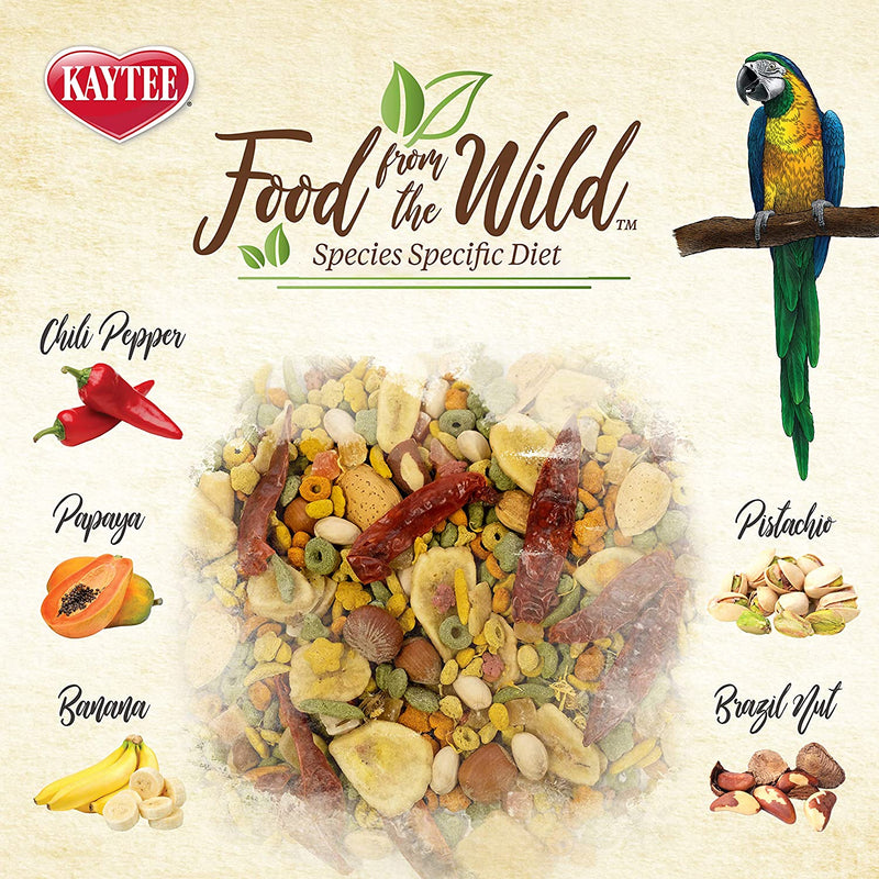 Kaytee Food from the Wild Natural Pet Macaw Bird Food, 2.5 Pound Animals & Pet Supplies > Pet Supplies > Bird Supplies > Bird Food Central Garden & Pet   