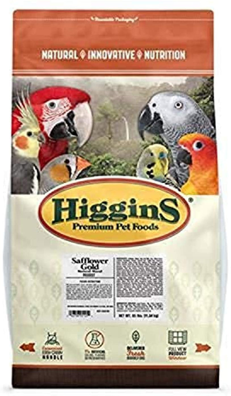 Higgins Safflower Gold Food for Parrots, 25-Pound Animals & Pet Supplies > Pet Supplies > Bird Supplies > Bird Food Phillips Feed & Pet Supply   