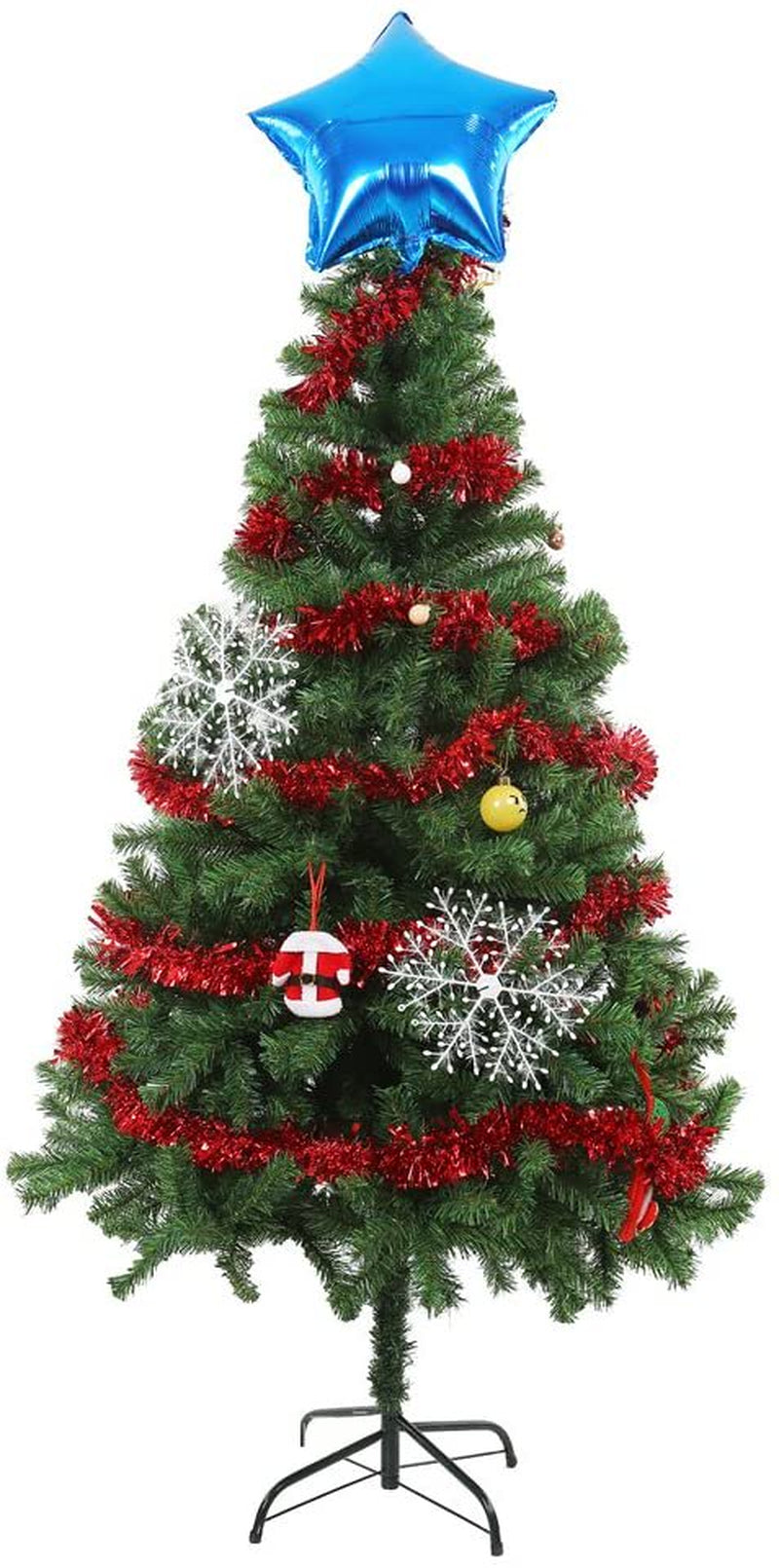 Red Tinsel Garland Christmas Tree Decorations Wedding Birthday Party Supplies for 16.5 FEET Long Home Home & Garden > Decor > Seasonal & Holiday Decorations& Garden > Decor > Seasonal & Holiday Decorations Alvage   