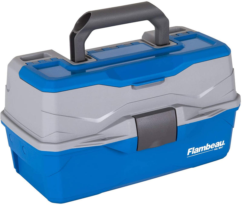Flambeau Outdoors 6382TB 2-Tray - Classic Tray Tackle Box - Blue/Gray Sporting Goods > Outdoor Recreation > Fishing > Fishing Tackle Flambeau Outdoors   