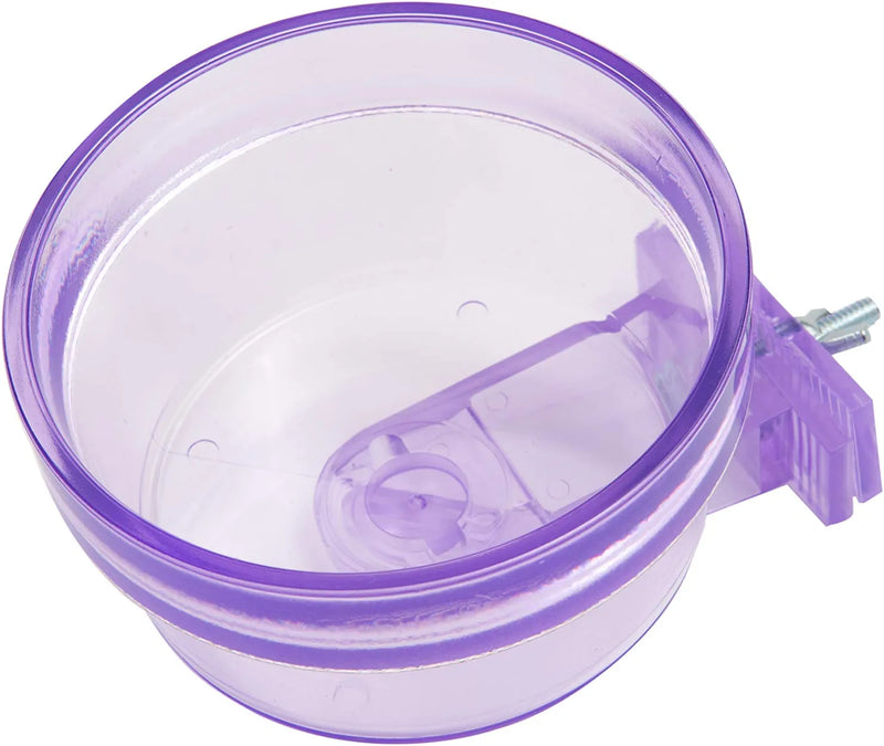 Lixit Quick Lock Cage Bowls for Small Animals and Birds. (10Oz, Granite) Animals & Pet Supplies > Pet Supplies > Bird Supplies > Bird Cage Accessories > Bird Cage Food & Water Dishes Lixit Animal Care Purple 20oz 