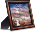 Sympathy Gift in Memory of Loved One, Memorial Picture Frames for Loss of Loved One, Memorial Grieving Gifts, Condolence Card, Bereavement Gifts for Loss of Mother, Father, Broken Chain Frame, 6382BW Home & Garden > Decor > Picture Frames Crossroads Home Décor Walnut 8x8 