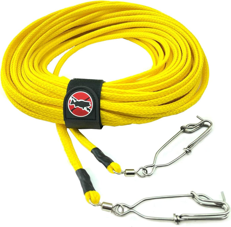 Diamond Braid Polypropylene Float Line 1/4" for Spearfishing and Water Sports by Spearfishing World Sporting Goods > Outdoor Recreation > Fishing > Fishing Lines & Leaders Spearfishing World Yellow 60ft 