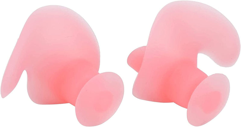 Dilwe Swimming Ear Plugs, 1 Pair Swimming Ear Plugs Soft Silicone Reusable Waterproof Earplugs for Adults Sporting Goods > Outdoor Recreation > Boating & Water Sports > Swimming Dilwe Pink  