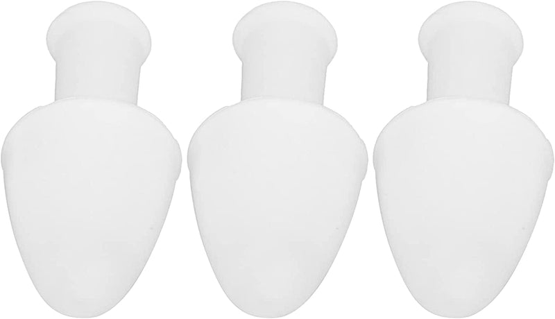 Dilwe Swimming Earplugs, 3Pcs Reusable Silicone Swimming Earplugs Soft Flexible Waterproof Swim Ear Plugs Sporting Goods > Outdoor Recreation > Boating & Water Sports > Swimming Dilwe White  