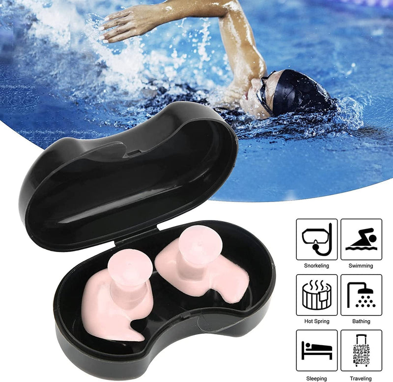 Dilwe Waterproof Earplug, Silicone Waterproof Dust‑Proof Spiral Earplug for Children and Adults Swimming Accessory Sporting Goods > Outdoor Recreation > Boating & Water Sports > Swimming Dilwe   