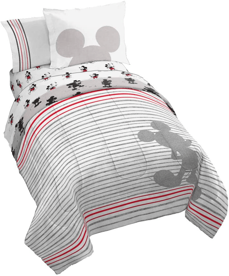 Disney Pixar Cars Racing Machine 5 Piece Twin Bed Set - Includes Comforter & Sheet Set - Bedding Features Lightning McQueen - Super Soft Fade Resistant Microfiber (Official Disney Pixar Product) Home & Garden > Linens & Bedding > Bedding Jay Franco Mickey Mouse Full 