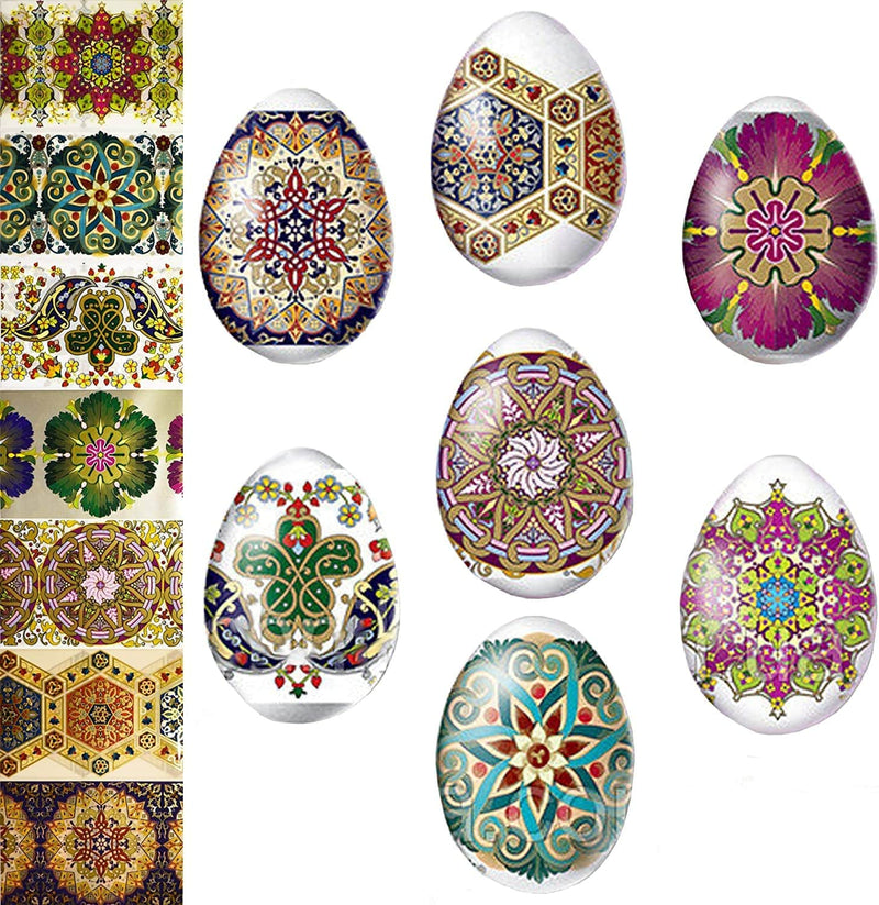 Diximus Thermo Heat Shrink Sleeve Decoration Easter Egg Wraps Pysanka Pysanky Patterns