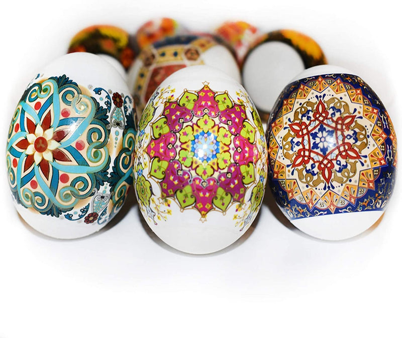 Diximus Thermo Heat Shrink Sleeve Decoration Easter Egg Wraps Pysanka Pysanky Patterns Home & Garden > Decor > Seasonal & Holiday Decorations Diximus   