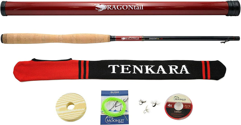 Dragontail Shadowfire 365 12' Tenkara Fly Fishing Rod Sporting Goods > Outdoor Recreation > Fishing > Fishing Rods DRAGONtail Tenkara Complete Starter Kit 12' 