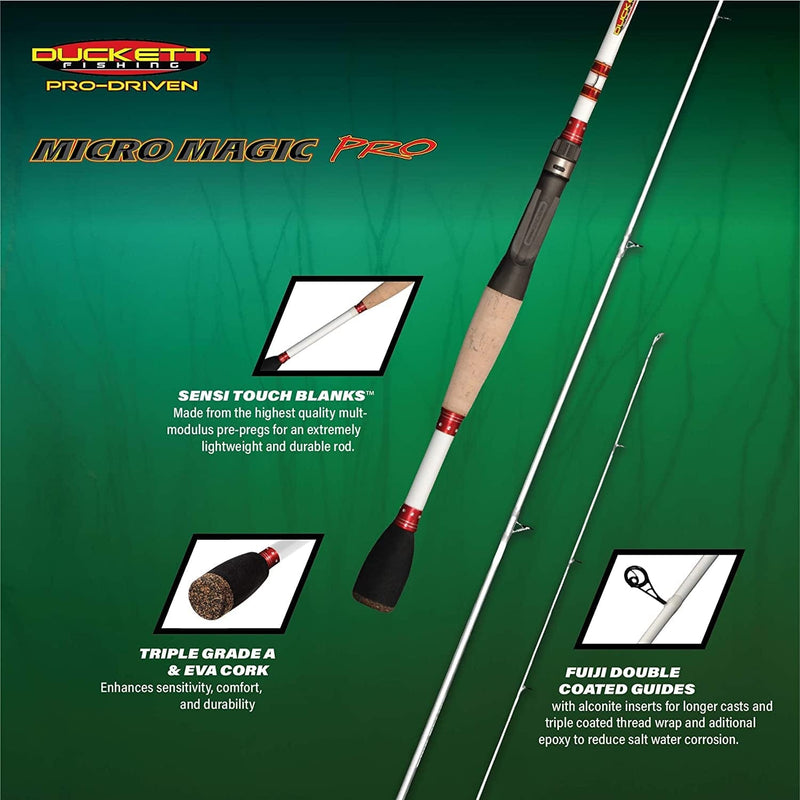 DUCKETT FISHING Micro Magic Pro 7Ft0In Crankin Rod Sporting Goods > Outdoor Recreation > Fishing > Fishing Rods Duckett Fishing   