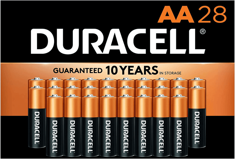 Duracell - CopperTop AA Alkaline Batteries - Long Lasting, All-Purpose Double A Battery for Household and Business - 28 Count Electronics > Electronics Accessories > Power > Batteries Duracell 28 Count  