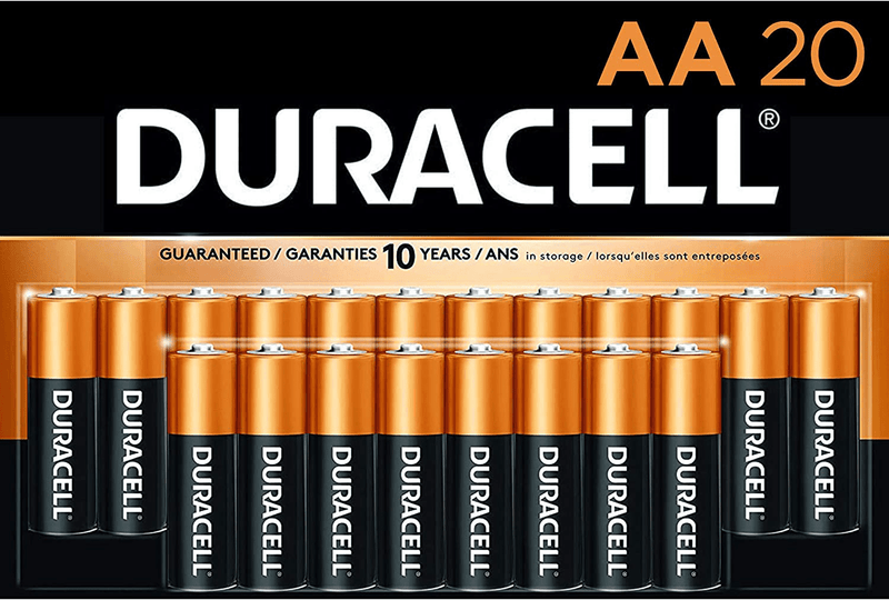 Duracell - CopperTop AA Alkaline Batteries - Long Lasting, All-Purpose Double A Battery for Household and Business - 28 Count Electronics > Electronics Accessories > Power > Batteries Duracell 20 Count  