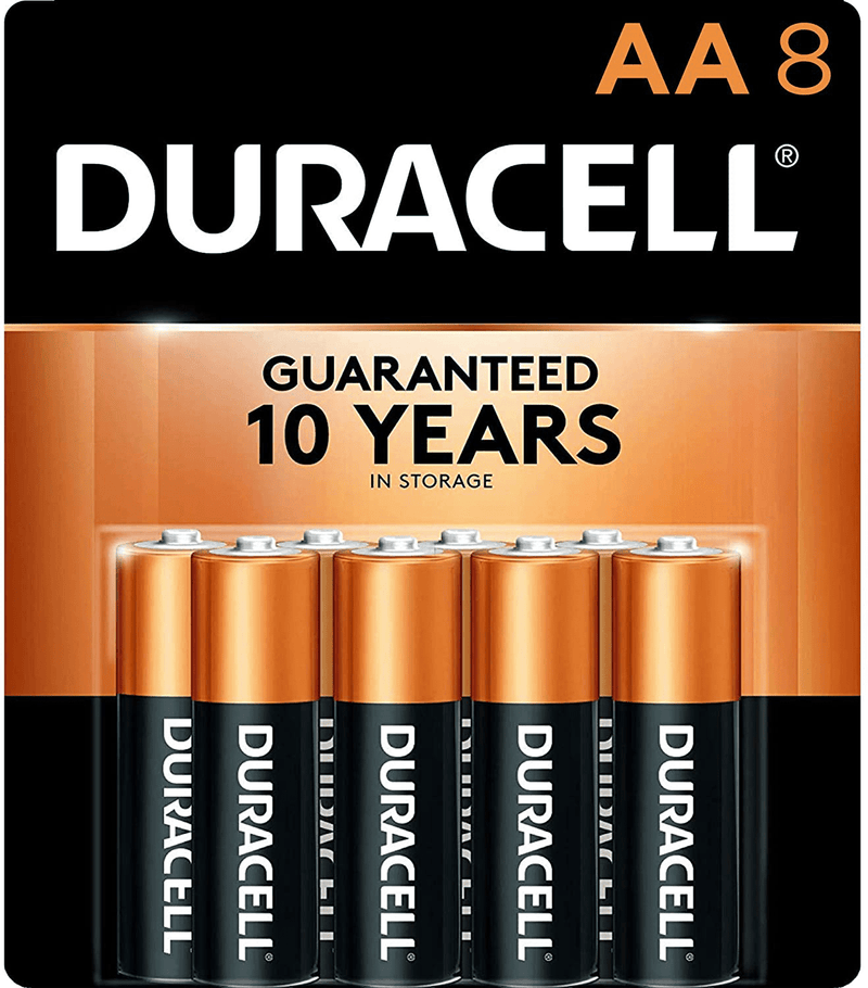 Duracell - CopperTop AA Alkaline Batteries - Long Lasting, All-Purpose Double A Battery for Household and Business - 28 Count Electronics > Electronics Accessories > Power > Batteries Duracell 8 Count  