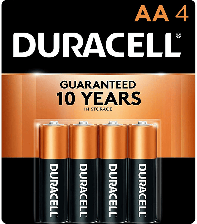 Duracell - CopperTop AA Alkaline Batteries - Long Lasting, All-Purpose Double A Battery for Household and Business - 28 Count Electronics > Electronics Accessories > Power > Batteries Duracell 4 Count  