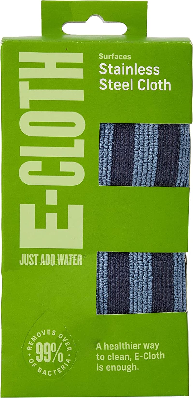 E-Cloth Stainless Steel Cleaning Cloth, Microfiber Stainless Steel Cleaner for a Spotless Shine Home Appliances, Oven, Stove and Refrigerators, Washable and Reusable, 100 Wash Promise Home & Garden > Household Supplies > Household Cleaning Supplies TADgreen Cleaning & Polishing Set Standard Packaging 