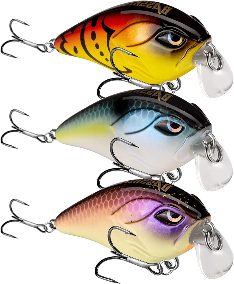 Basskiller Crankbaits Bass Lures 2.36In, Square Bill Crankbait, Bass Fishing Lure, Floating Erratic Action Muskie Fishing Lures，3D Eyes Fishing Gear Trout Lure for Shallow Water，Freshwater，Saltwater Sporting Goods > Outdoor Recreation > Fishing > Fishing Tackle > Fishing Baits & Lures Basskiller 2in, 7/25oz  