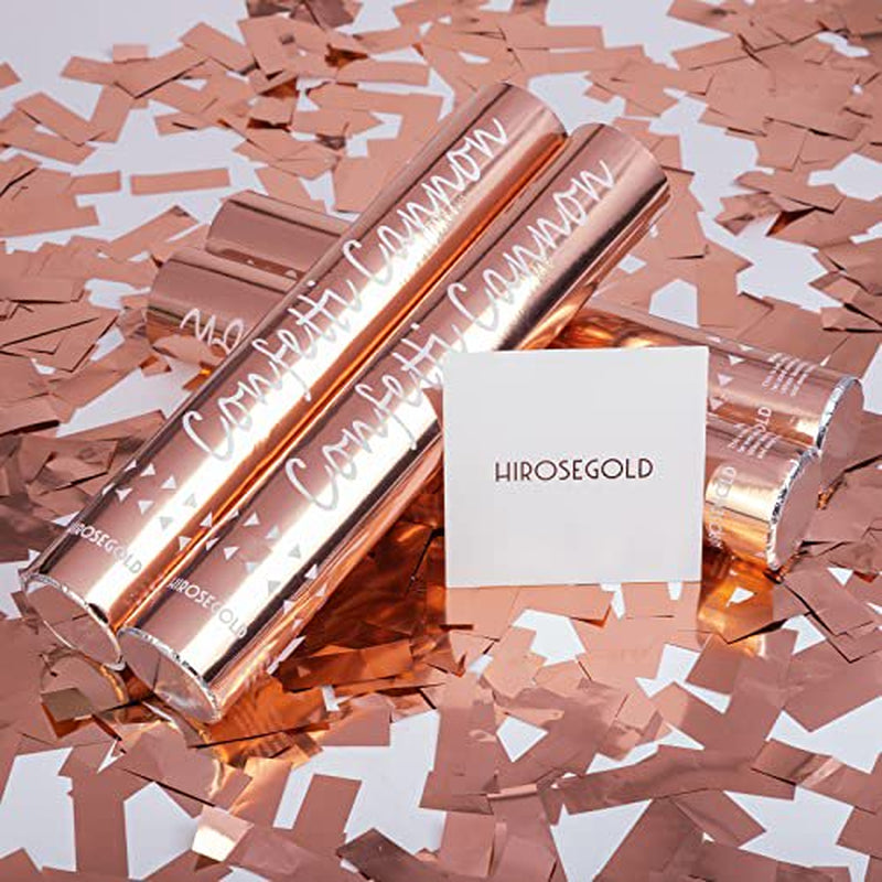 Confetti Cannon Rose Gold HIROSEGOLD 4 Pack Celebration New Years Gender Reveal Birthday Surprise Party Graduation Wedding Festival Anniversary Event and Party Supplies Arts & Entertainment > Party & Celebration > Party Supplies HIROSEGOLD   