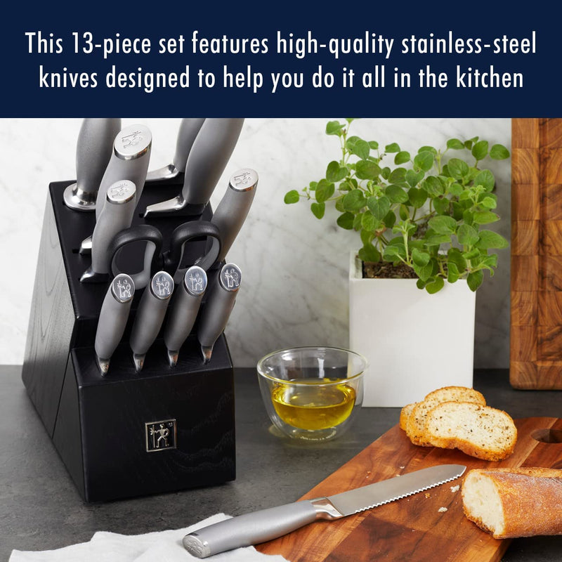 HENCKELS Modernist Razor-Sharp 13-Pc Knife Set, German Engineered Informed by 100+ Years of Mastery, Chefs Knife Home & Garden > Kitchen & Dining > Kitchen Tools & Utensils > Kitchen Knives HENCKELS   