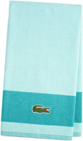 Lacoste Match Bath Towel, 100% Cotton, 600 GSM, 30"X52", Magenta Home & Garden > Linens & Bedding > Towels Lacoste Beach Glass  
