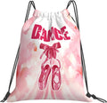 Dance Drawstring Backpack Fashion Travel Sport Gym Bags for Youth Girls Boys One Size Home & Garden > Household Supplies > Storage & Organization Braytow Dance 1 One Size 