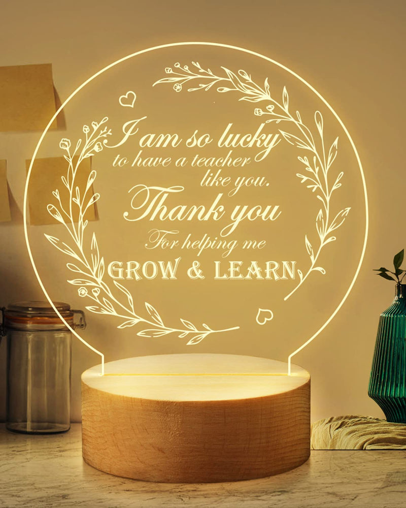 Welsky Dad Gifts from Daughter Son to Dad Birthday Gifts Ideas, Christmas Gifts for Dad Personalized Night Light Gifts with Grateful Sayings Retirement Thanksgiving Gifts for Dad from Daughter Son Home & Garden > Lighting > Night Lights & Ambient Lighting Welsky Gifts for Teacher  